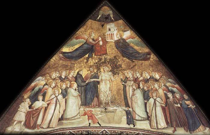 GIOTTO di Bondone Allegory of Poverty oil painting image